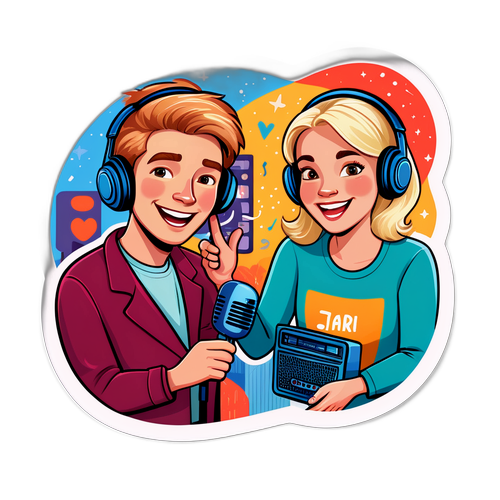 Jari ja Pernilla saavat hyviä uutisia radiosta