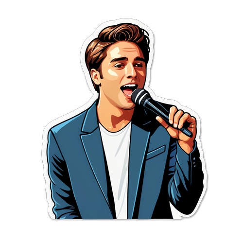 Benjamin Ingrosso på scenen