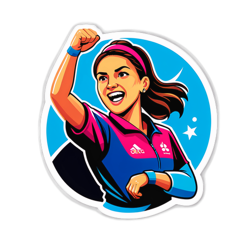 Un'immagine dinamica di un'allenatrice che incita la squadra durante una partita, enfatizzando la leadership e la motivazione nello sport femminile