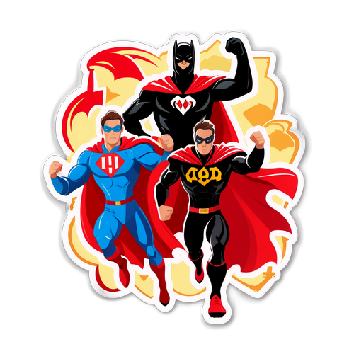 Stiker Pahlawan Super Monaco dan Rennes