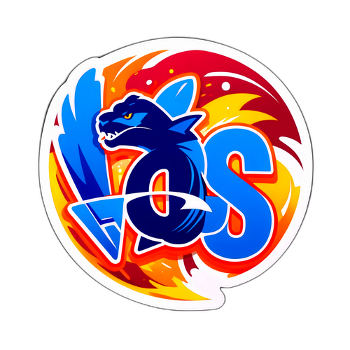 Energetisches GS-Logo Sticker