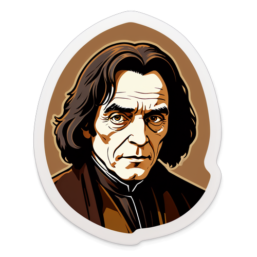 Sticker z wizerunkiem Severusa Snape'a