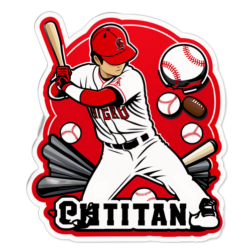 Shohei Ohtani Dual Talent Sticker