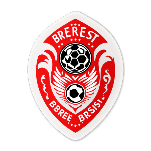 Découvrez le Stickers Éblouissant de Brest : Passion du Football et Fier Héritage de FC Stade Brestois!