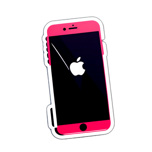 Pelekat Minimalis iPhone 17