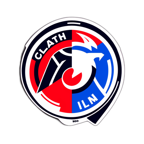 보드/글림트와 인터 밀란의 clash를 상징하는 스티커