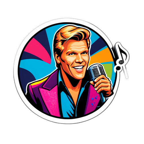 Retro-sticker af Dieter Bohlen