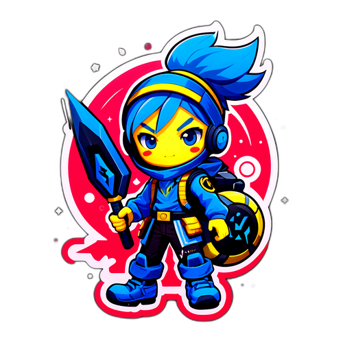 Символічний персонаж команди Navi в стилі esports