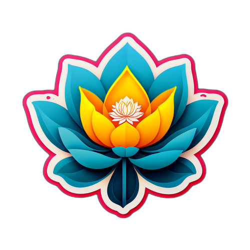 Нобелівська премія миру у формі квітучого лотоса