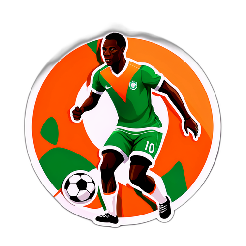 Autocollant de football en Côte d'Ivoire