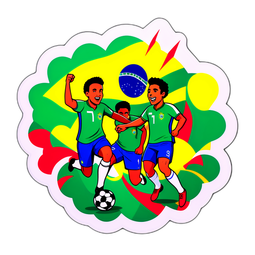Adrenalina della partita Brasile vs Cile
