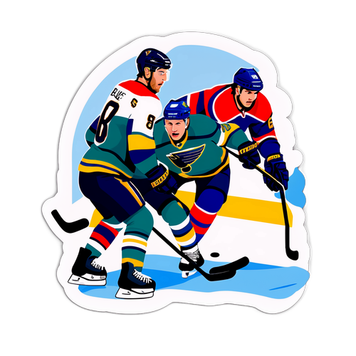 Intense Hockey Battle: Wild vs Blues