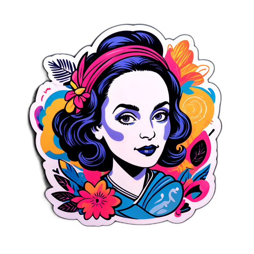 Aufkleber von Marlene Svazek als Muse