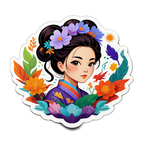 自然四季中的鍾瑤