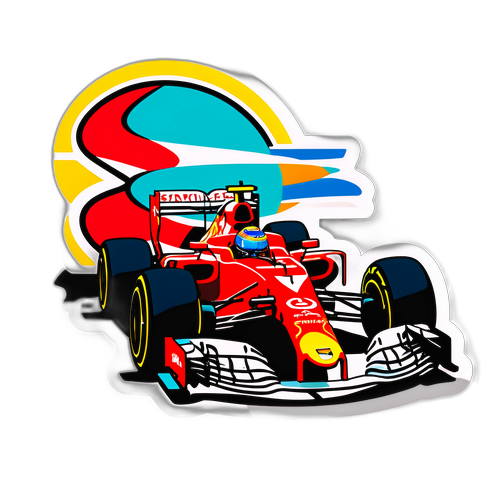 Formel 1-tema klistremerke