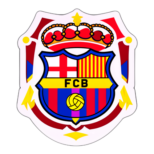 Katuwang na Sticker ng La Liga: Barcelona at Real Madrid