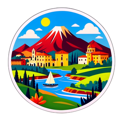 Adesivo panoramico di Rozzano