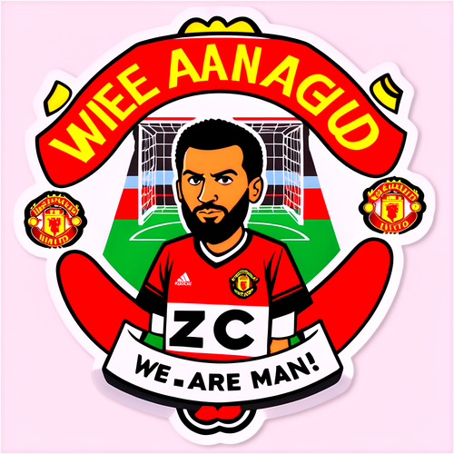 สุดทึ่ง! สติ๊กเกอร์แมนยูสุดเก๋าบนสนาม พร้อมวลี “We are Man U!” ที่แฟนบอลต้องตะลึง!