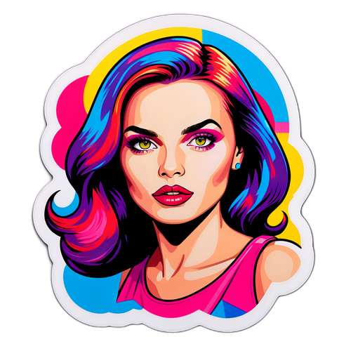 Magdalena Żuk w stylu pop-art