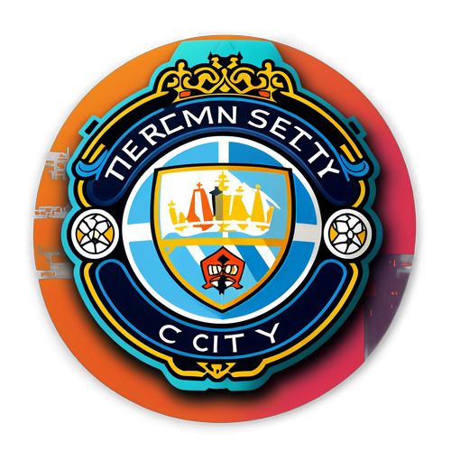 Forța Neon: Logo-ul Man City Strălucește în Noaptea Orașului!