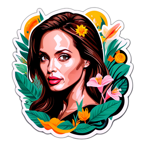 Ritratto Artistico di Angelina Jolie