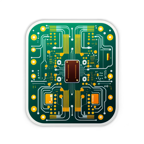 Sticker PCB Unik: Gabungan Rekabentuk Litar Elektronik dan Grafik Teknologi yang Menggembirakan!