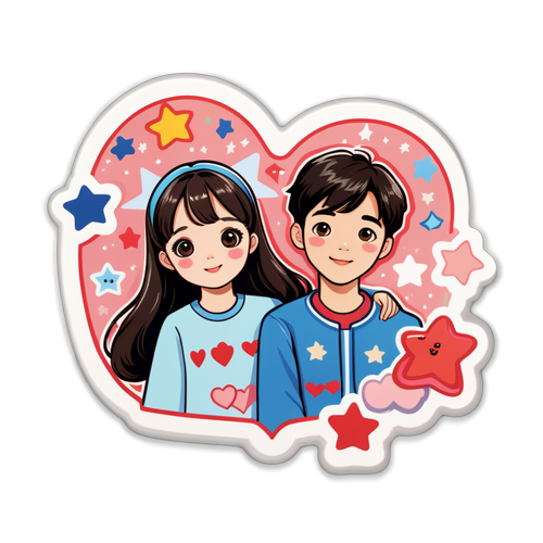 Sticker Lucu Kim So Hyun dan Chae Jong Hyeop: Cinta dan Persahabatan dalam Genggaman!