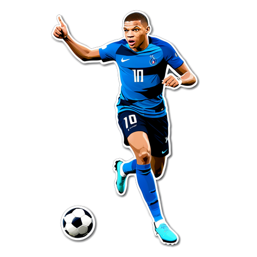 Oppdag Kylian Mbappé i aksjon: Dette klistremerket vil ta pusten fra deg!