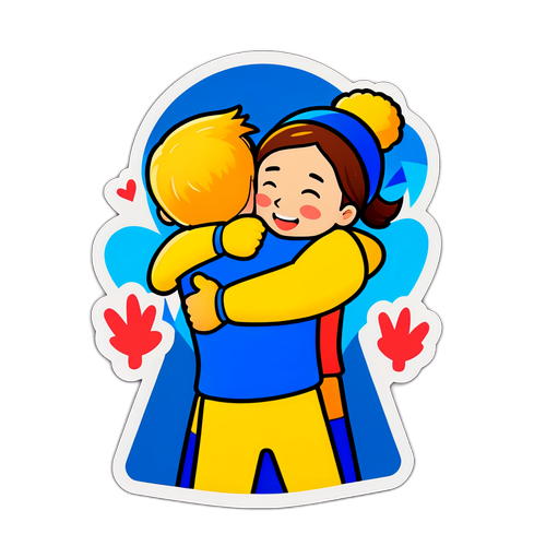 Îmbrățișare călduroasă între fani după meci