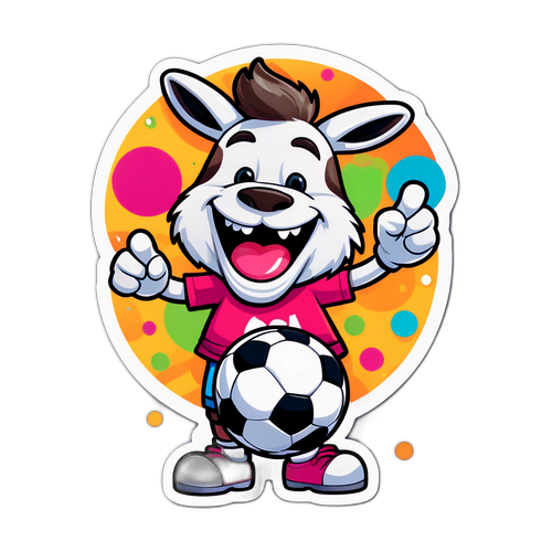 Muleka'nın Futbol Oynayan Sticker'ı