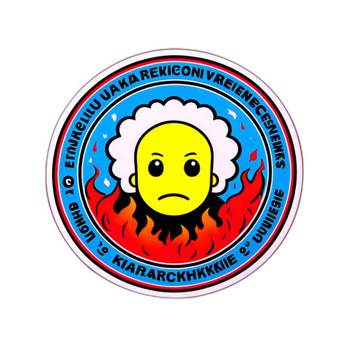 Стікер опору в Харкові під час надзвичайних ситуацій