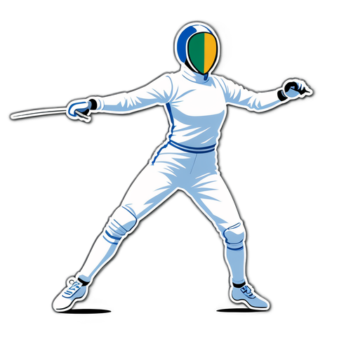 Passione Olimpica: La Fencer Femminile che Incanta il Mondo con la Sua Eleganza!