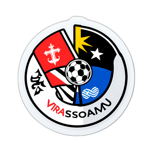 Sticker de la rivalidad entre Mirassol y Vasco da Gama