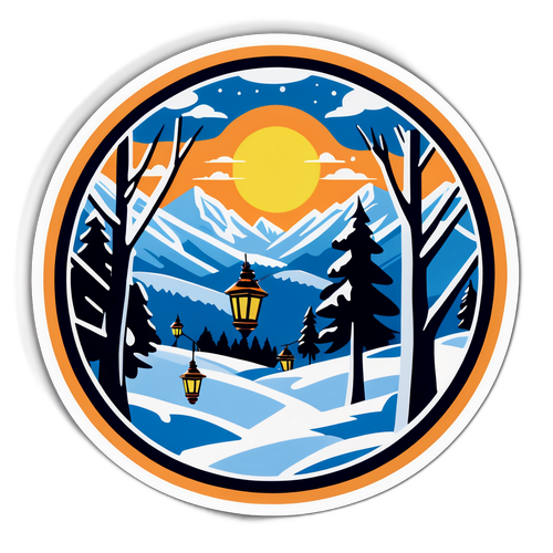 Winterlandschaft mit Stromausfall in Kärnten