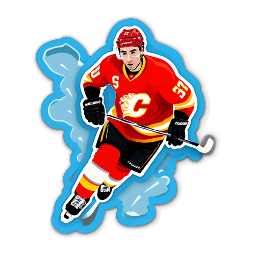 Hommage à Johnny Gaudreau : La Magie du Hockey en Plein Action !