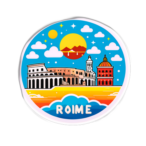 Sticker Meteorologico di Roma