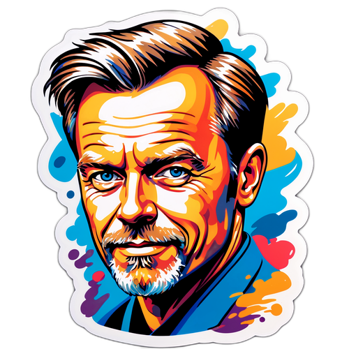 Et lekent portrett av Henning Holstad