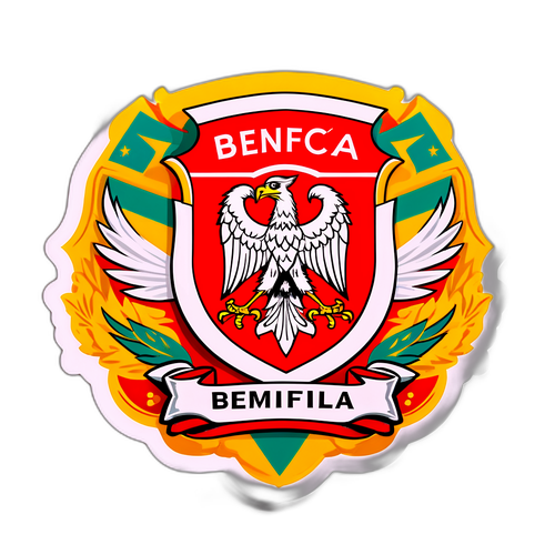 Stiker Lambang Benfica