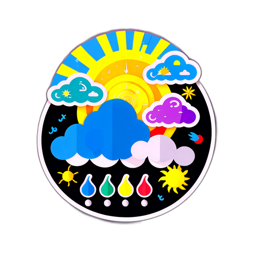 Stiker Prakiraan Cuaca