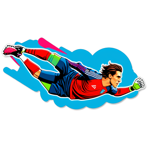 Ilustrasi Penuh Aksi Yann Sommer Menyelamatkan Gol