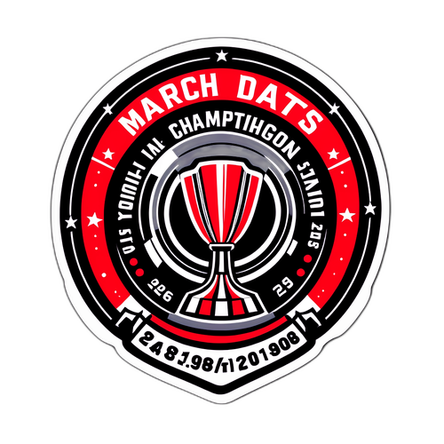 Wereld Matchplay Darts Sticker