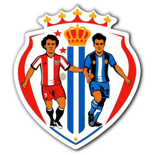 Crest-Style Klistremerke: Rivaliseringen mellom Real Sociedad og Athletic Bilbao