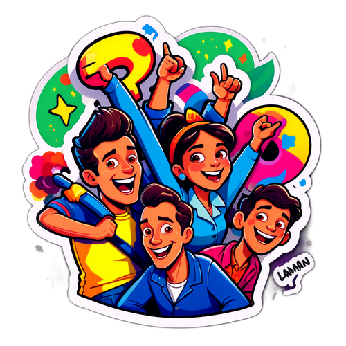 Festlig klistermærke til Landman Sæson 3