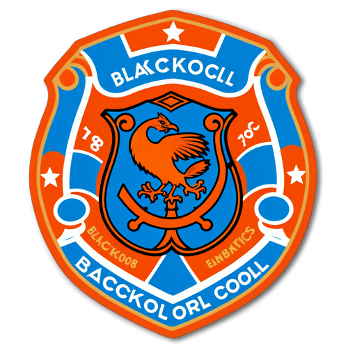 Sticker Yenye Mtindo wa Zamani wa Blackpool FC: Alama ya Klabu na Mwaka wa Kuanzishwa!