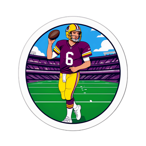 Motivational Football Sticker
