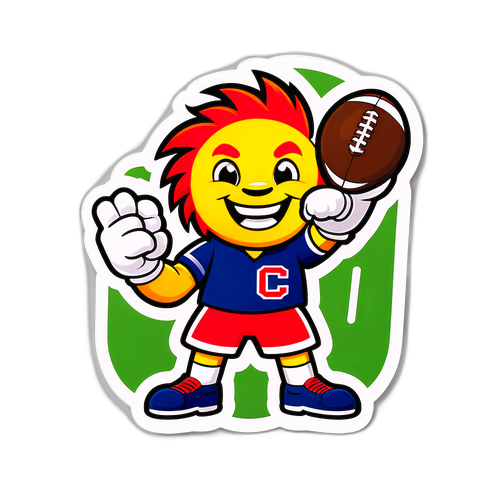 Sticker mascot cổ vũ đội bóng