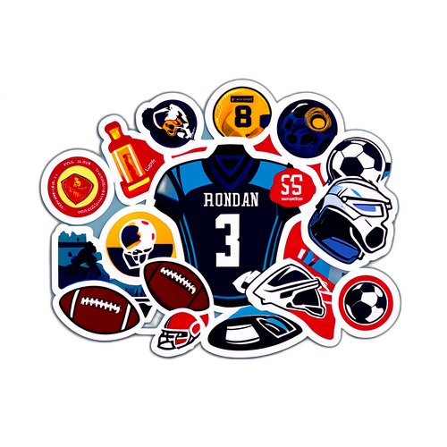 สติกเกอร์แห่งความทรงจำจากเกมฟุตบอลล่าสุด