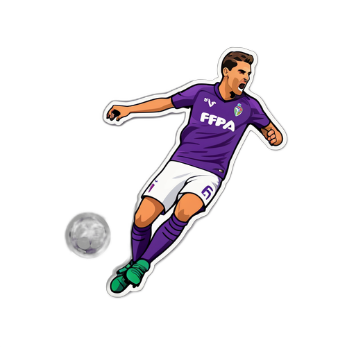 Fiorentina Zawodnik Strzelający Gola