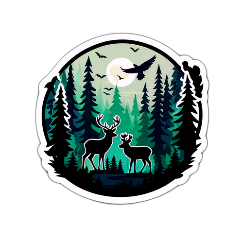 Mystical Dark Forest