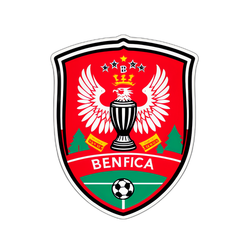 Nutida design för Benfica vs Bayern